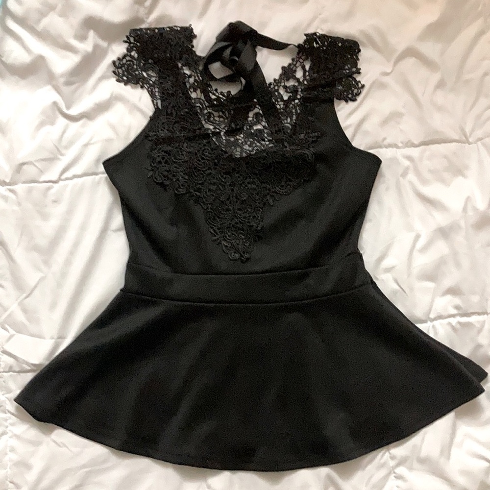 Black formal shirt
